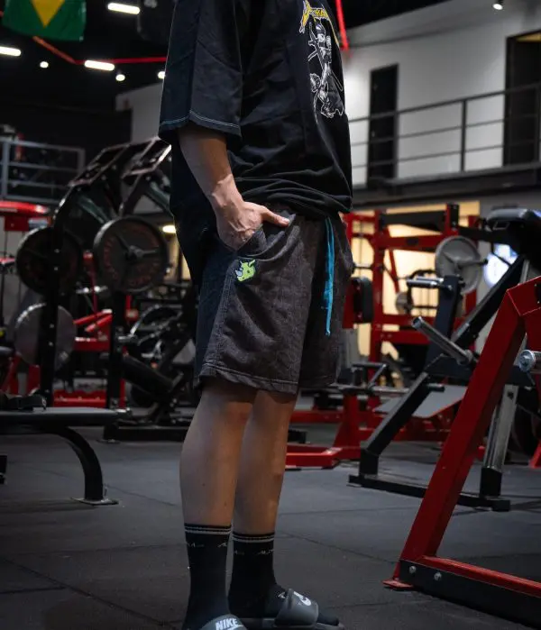 Bermuda Moletom Full Print (BLACK)