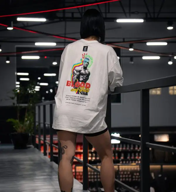 Oversized Blood & Guts (OFF WHITE) - Image 6