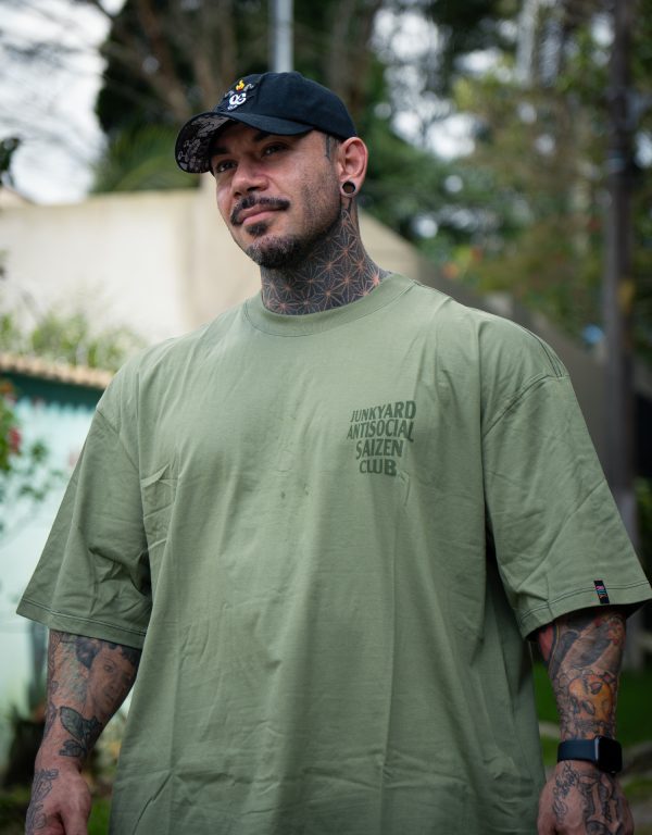 Oversized Antisocial (OLIVE GREEN) - Image 4